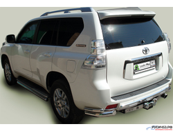 ТСУ для TOYOTA L.C. PRADO (J120/J150) (2002 - ...) / LEXUS GX (460/470) (.-2014) (C НЕРЖ ПЛАСТИНОЙ)