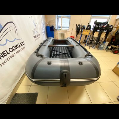 Моторная лодка ДИКИЙ 380 НДНД серый