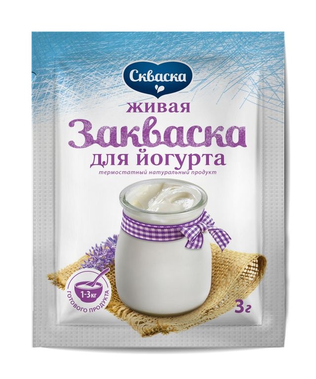 Закваски «Скваска» (Россия) - Закваска для йогурта Скваска 5 пак.