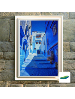 Постер «Улица Шавена».  Коллекция «Дивные города».