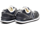 New Balance 574 Dark Blue Leather с мехом