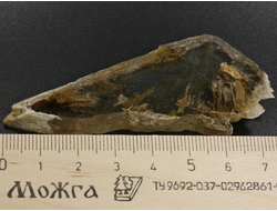 Гипс, кристалл, Россия, Ставропольский край (72*30*8 мм, 20 г) №29480