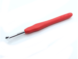 Крючок металлический с каучуковой ручкой 6 мм