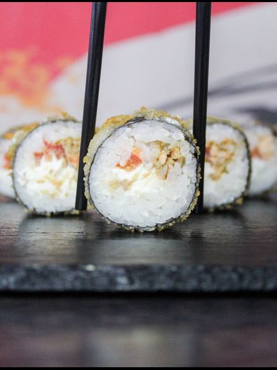 Хрустящий лосось 8шт