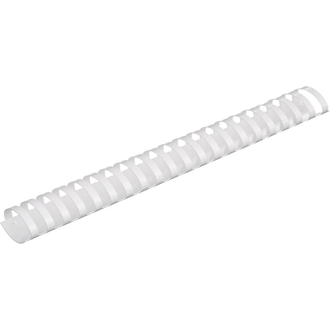 Пружины для переплета пластиковые ProfiOffice 38мм, белый 50 штук в упаковке