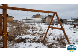 Монтаж качельной балки