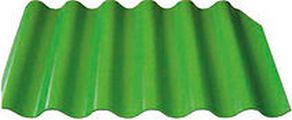 Шифер "Волнаколор" 1097 х 625 мм ЗЕЛЕНЫЙ