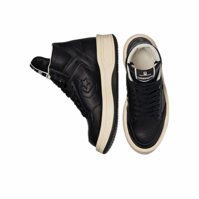 Converse x Rick Owens DRKSHDW DRKSTAR Turbodrk Weapon черные высокие 172342C купить в мск оригинал