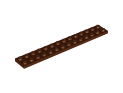 Plate 2 x 14, Reddish Brown (91988 / 6004996)