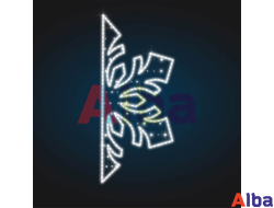 Светодиодная консоль Снежинка