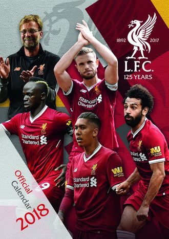 Liverpool FC Official Календарь 2018 ИНОСТРАННЫЕ ПЕРЕКИДНЫЕ КАЛЕНДАРИ 2018, INTPRESSSHOP