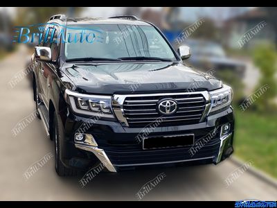 Рестайлинг Toyota Land Cruiser 200 07-15 стиль 21 + фары стиль LC300 + обвес Lounge