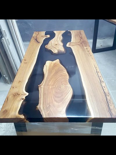 обеденный стол из карагача две реки с островами