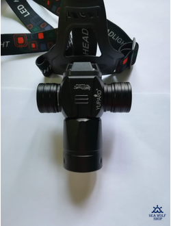 Фонарь для дайвинга налобный Yupard T6-1000Lm-белый