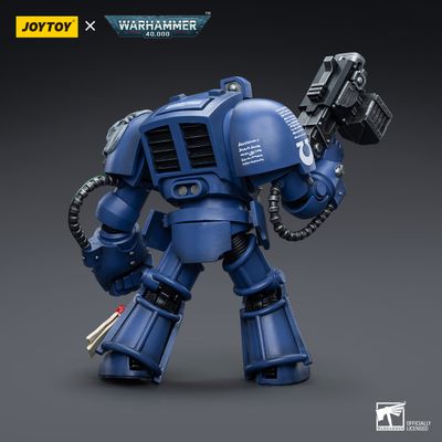 Терминатор Ультрамаринов (Warhammer 40k) - КОЛЛЕКЦИОННАЯ ФИГУРКА 1/18 Ultramarines Terminators Brother Caesaran (JT6694) - JOYTOY