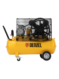 Компрессор воздушный рем. привод BCV 4000-T/100, 4,0 кВт, 100 литров, 690 л/мин Denzel