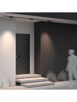 Уличный трековый светильник Points Exility IP 3000К 12Вт 36° черный, O-TR02-2-S-12WB3K, Maytoni