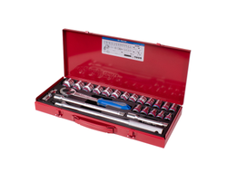 Набор торцевых головок с принадлежностями 1/2", двенадцатигранные, 5/16"-1&1/4", 23 предмета KING TONY 4031SR