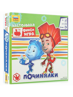 Игра-ходилка настольная детская "Фиксики. Починялки", игровое поле, фишки, жетоны, ЗВЕЗДА, 8931