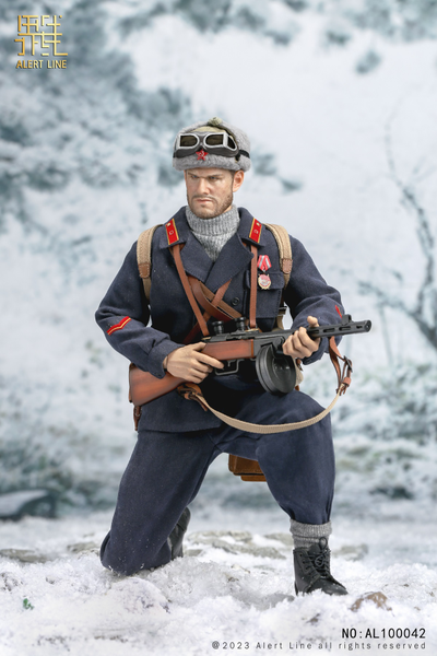 Советский горный стрелок  - Коллекционная ФИГУРКА 1/6 scale  WWII Soviet Mountain Infantry Officer (AL100042) - ALERT LINE