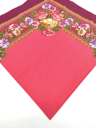 Павловопосадский платок Радостное лето 1719-6