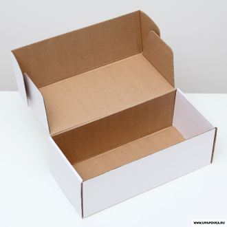Коробка без окна Белая 16 х 35 х 12 см