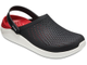 Crocs LiteRide Clog Black Red Черные с красным