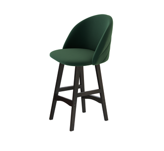Полубарный стул Only зеленый