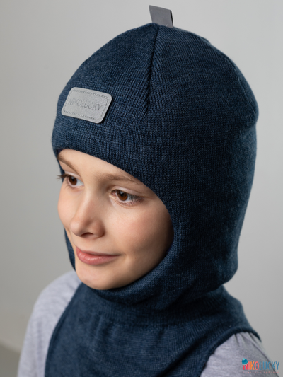 Шапка-шлем "NK"   20101-01, цвет джинс р. 52-54