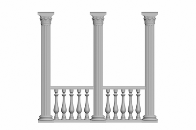 балюстрада балясин BL-0001 с колонной