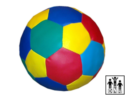 Мяч мягконабивной цветной