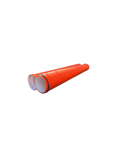 ТРУБА КОРЕКС ПП ДВУХСЛОЙНАЯ ГОФРИРОВАННАЯ SN10 OD160/140 С РАСТРУБОМ И УПЛОТНИТЕЛЬНЫМ КОЛЬЦОМ