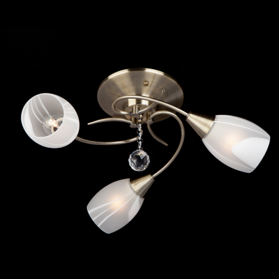 ЛЮСТРА С ПЛАФОНАМИ 30100/3 Virginia античная бронза