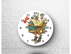 Часы на 23 февраля №2