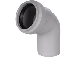 Отвод канализационный STOUT D 58х67° бесшумный (Арт. SKB-0009-005867)