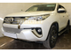 Защита радиатора Toyota Fortuner 2015- (6 частей) chrome верх PREMIUM