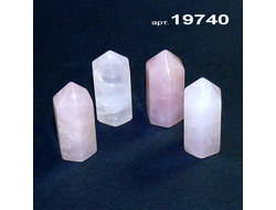 Розовый кварц натуральный (карандаш) арт.19740: ~15,5г - 36*17*15мм