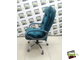Кресло Кр85 ТГ СП ХРОМ HT20 (ткань морская волна)