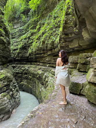 ХАШУПСИНСКИЙ  МЕГА  КАНЬОН. Трансфер до р. Псоу.