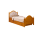 Кровать с мягким изголовьем с ящиками КАЯ 2 из массива сосны 90 х 190/200 см
