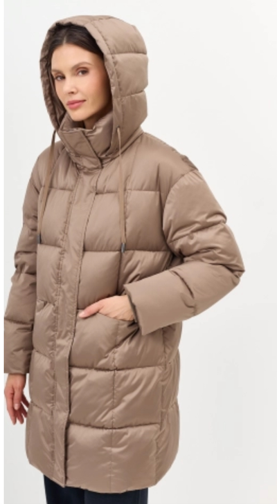 Полупальто стеганное зимнее