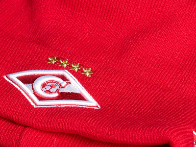 Шапка ФК СПАРТАК красная 93505
