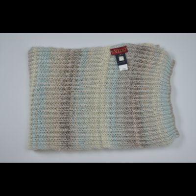 Шапка Vizio 1308 CRY и шарф белый комплект