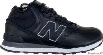 NEW BALANCE 574 mid Black/Черные с мехом Мужские (41-45)