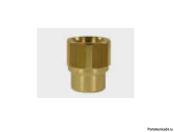 Переходник гайка 1/8"; гайка 1/4"