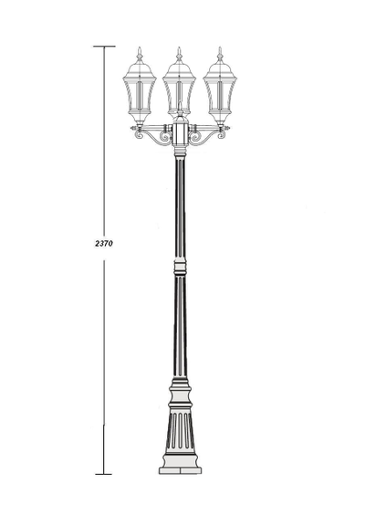 Садово-парковый светильники Astoria l S08 (h=197см)