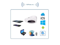 Cobel_SS. Потолочная - настенная WiFi видеокамера панорамная с DVR (fish_YooSee_W),  HD 960P