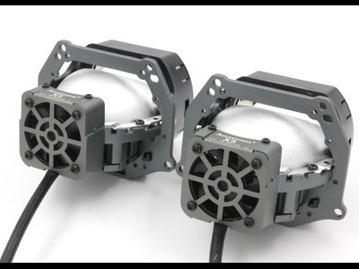 Билед модули Aozoom X5 2025 (прямоугольные) 3.0 дюйма, 2 чипа, 5500K, 12V, 58W/66W крепление 3R (комплект, 2шт)