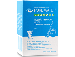 ХОЗЯЙСТВЕННОЕ МЫЛО PURE WATER С ЭФИРНЫМИ МАСЛАМИ 175 Г