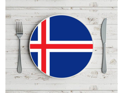 Тарелка Исландия